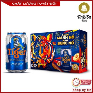 Bia Tiger Xuân Mãnh Hổ 330ml (Thùng 24 lon)