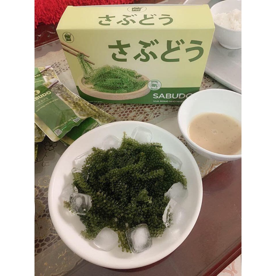 Rong nho Sabudo tách nước công nghệ nhật bản Tặng kèm sốt mè rang chính hãng F99 | BigBuy360 - bigbuy360.vn
