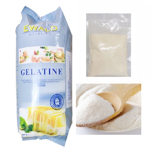 100g Bột Gelatine Đức nấu chè khúc bạch, làm kẹo nougat, làm bánh, làm kẹo dẻo...