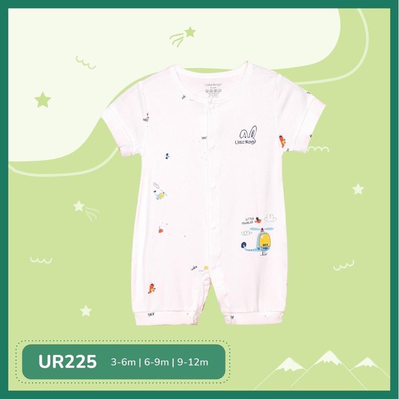 UR2225 Body cộc tay UalaRogo petit giao thông (3-12M)