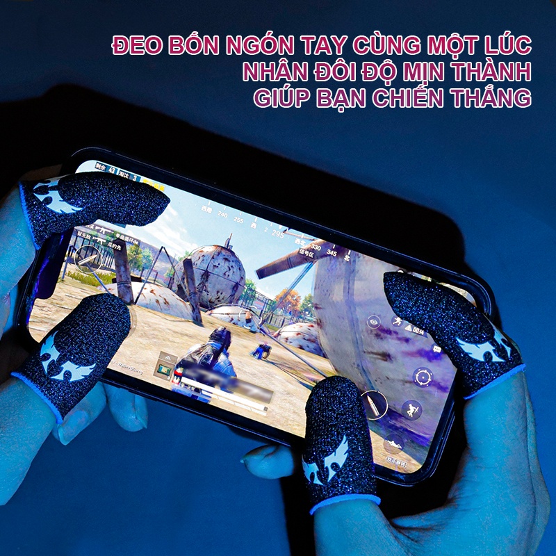 Vỏ Bọc Ngón Tay Thoáng Khí Chống Mồ Hôi Chuyên Dụng Chơi Game