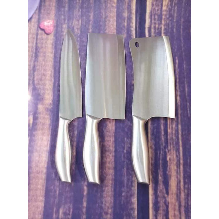 Bộ 3 Dao Đúc Cán Liền