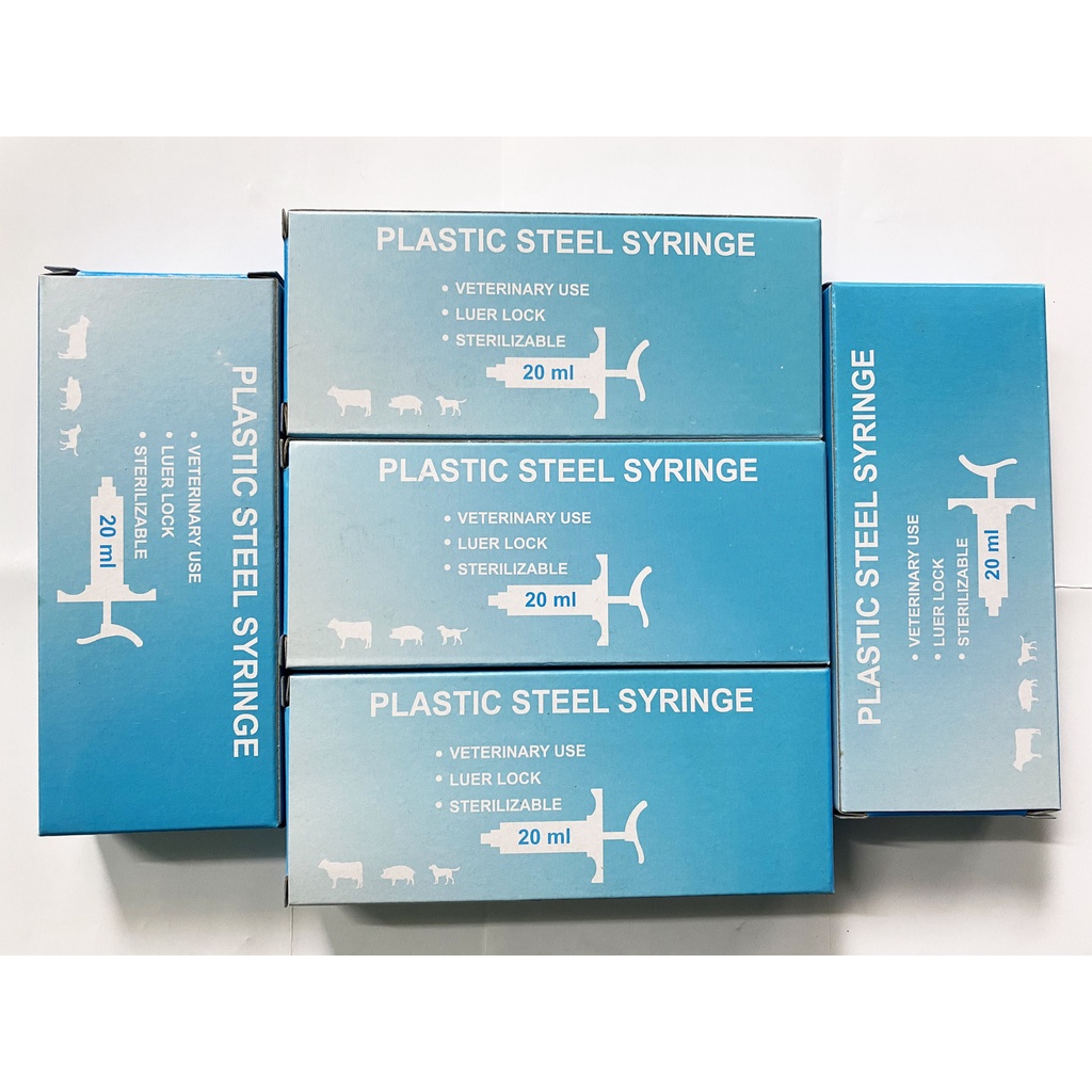 Xi lanh MICA JG xanh loại tốt 20ml