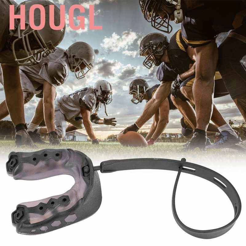 Hougl Boxing Fighting Mouthguard Adult Rugby Basketball Teeth Guard Protective Mouth for