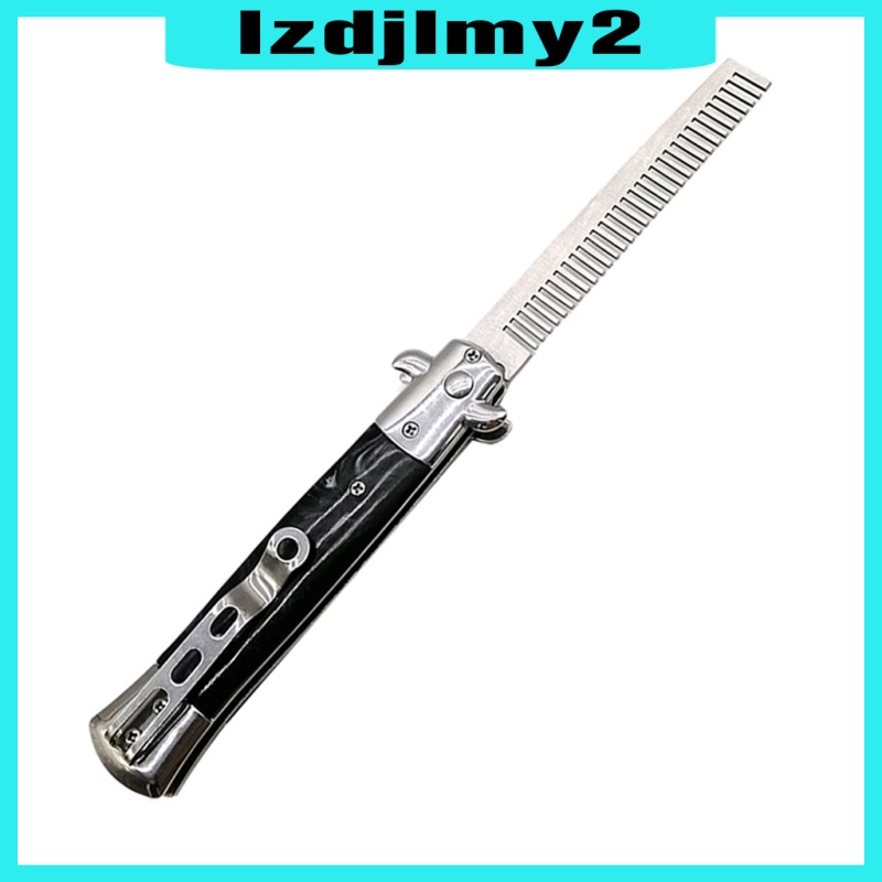 Lược Chải Tóc Tạo Kiểu Dạng Nút Nhấn Gấp Gọn Được Lzdjlmy2 Dành Cho Nam