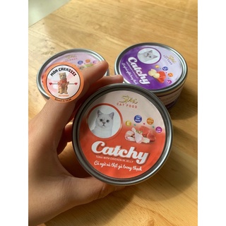[Thanh lý xả hàng]Pate Catchy lon 170gram cho mèo cưng