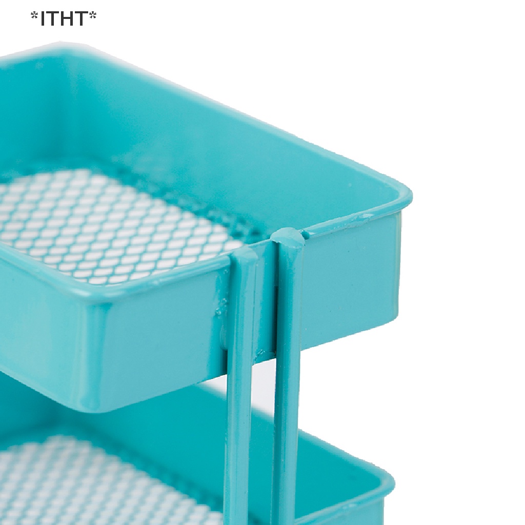 Kệ Để Đồ Có Bánh Xe Tỉ Lệ 1: 12 Trang Trí Nhà Búp Bê