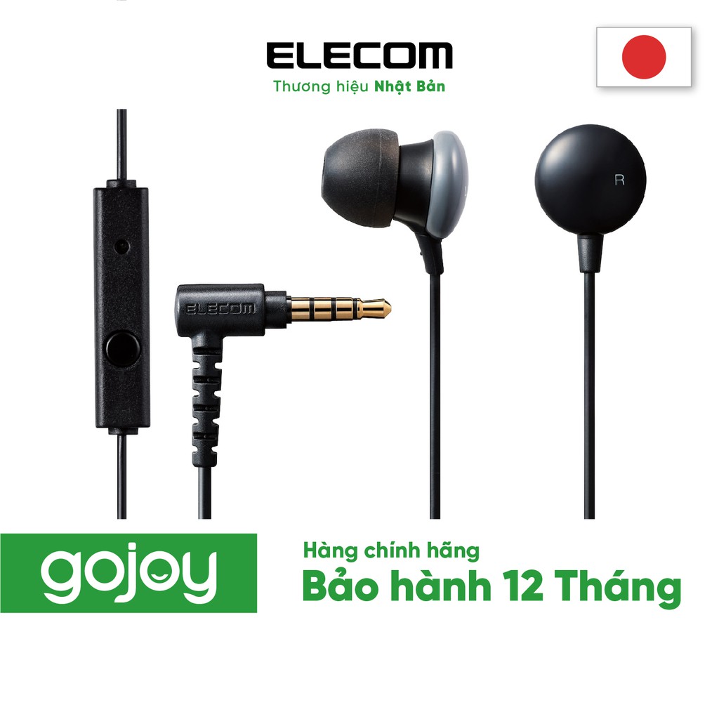 Tai nghe nhét tai Có Mic ELECOM EHP-CC100M Đủ Màu - Bảo hành chính hãng 12 tháng