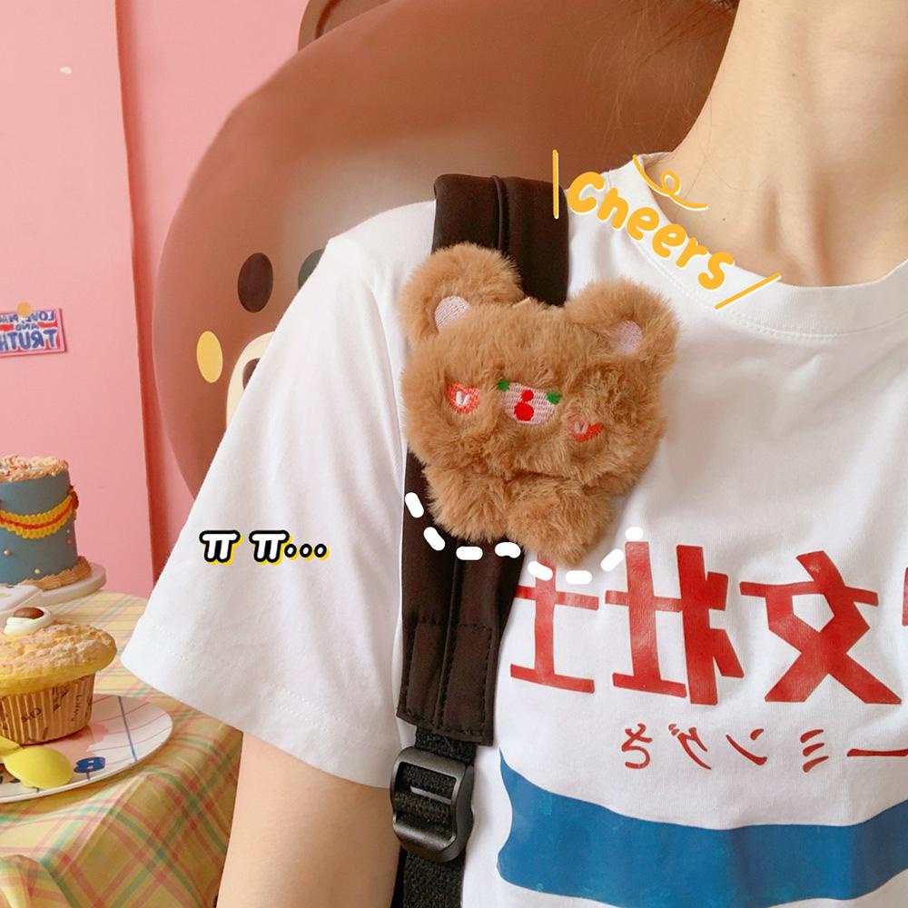 Móc Khóa Hình Gấu Nhồi Bông Đáng Yêu