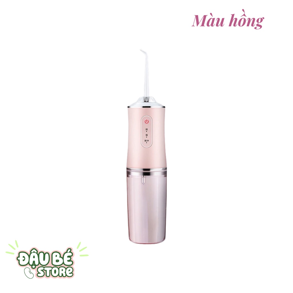 Máy Tăm Nước Cầm Tay Oral Irrigator - Tăm Nước Nha Khoa Vệ Sinh Răng Miệng Cực Sạch Công Nghệ Châu Âu - DAUBE - GD038