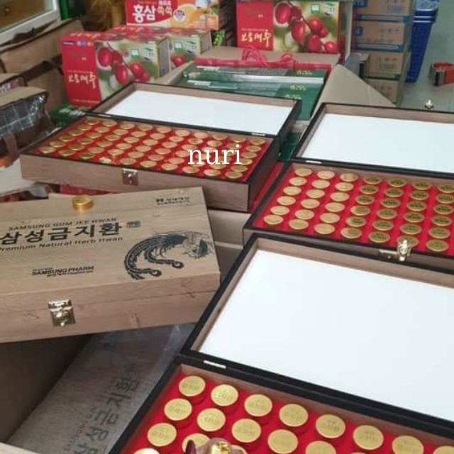 [Mã SKAMLTSM9 giảm 10% đơn 99K] [Freeship,Mẫu Mới, Date Xa] An Cung Ngưu Hoàng Hoàn Gỗ Hộp 60 Viên