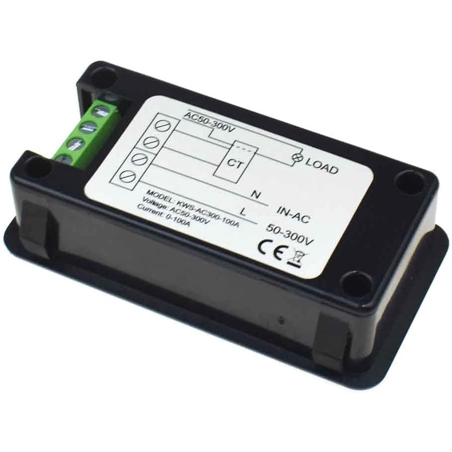 Đồng Hồ Đo Điện Áp AC 50-300V 0-10A / 0-100A KWS-AC300