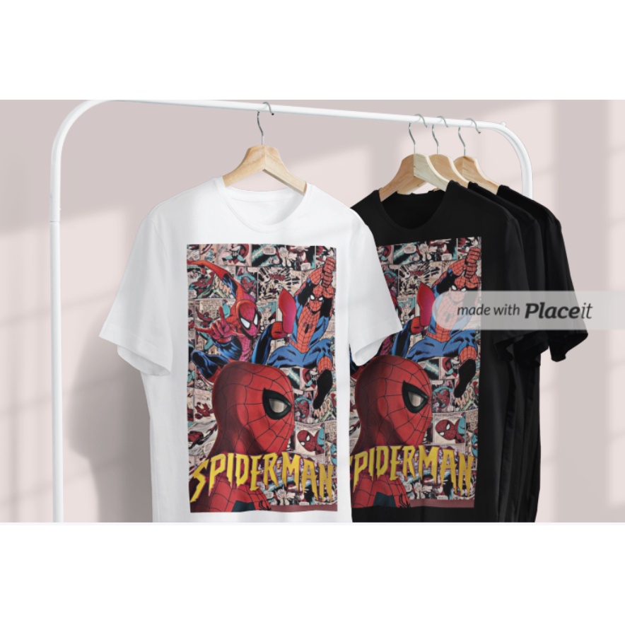 Áo thun SPIDER MAN MARVEL IN HÌNH CÁ TÍNH độc đẹp thời trang siêu HOT, siêu RẺ