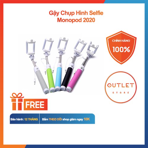 Gậy Chụp Hình Selfie Monopod 2020