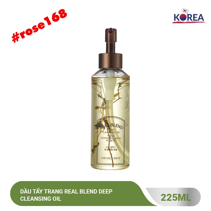 Dầu Tẩy Trang Tăng Cường Làm Sạch Real Blend Deep Cleansing Oil 225ml