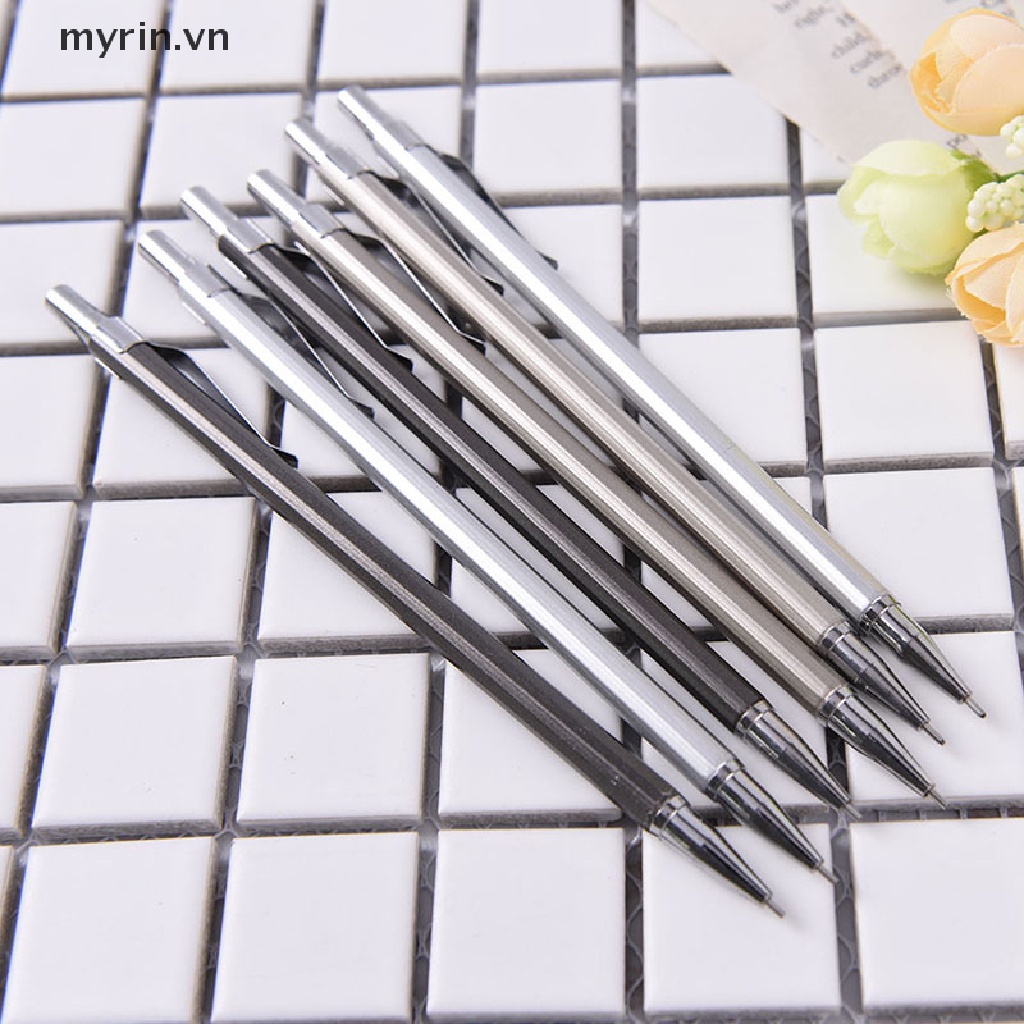 Bút Chì Bấm Bằng Kim Loại 0.5 / 0.7mm Tiện Dụng Cho Học Sinh