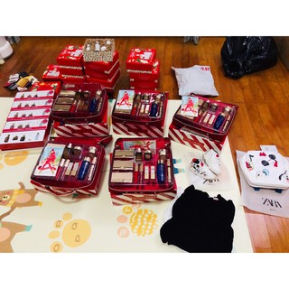 vali estee lauder tách set 12 món kèm bill