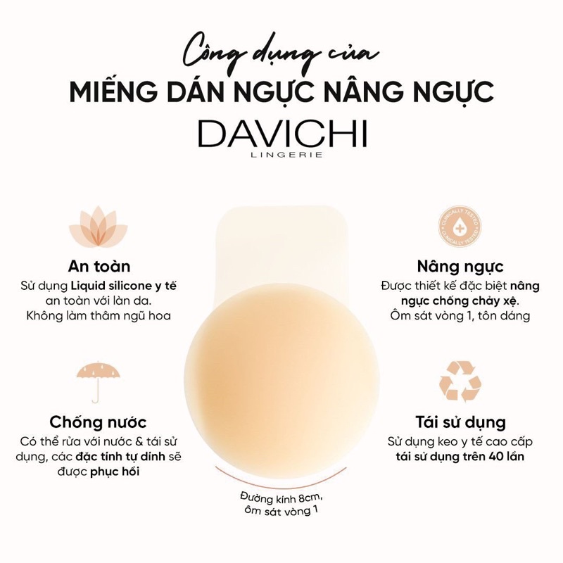 Dán Ngực Tự Thân Davichi, Miếng Dán Nâng Ngực