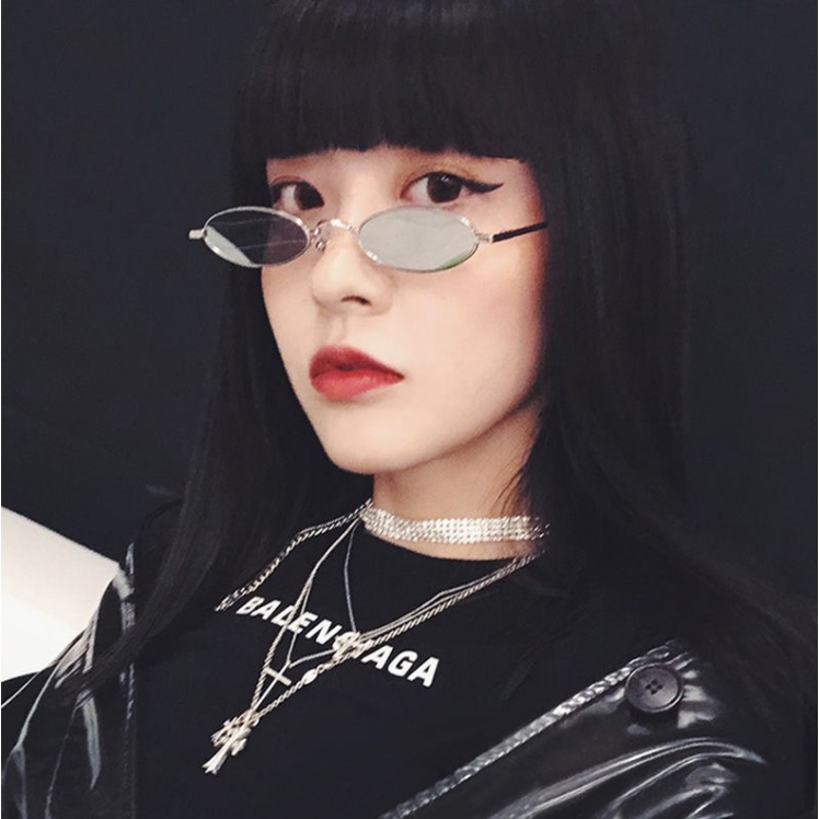 Kính mát gọng kim loại thời trang cổ điển sành điệu cho nam và nữ