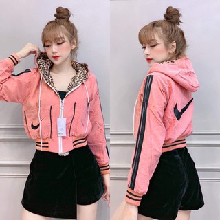 Áo khoác nữ Áo khoác nữ gió dù 2 lớp chống nắng ngộ nghĩnh-dễ thương.