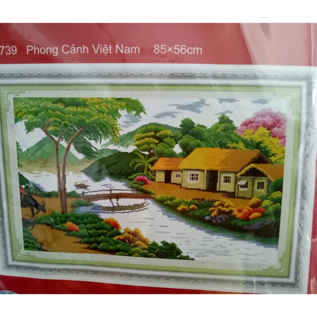 Tranh thêu phong cảnh 222739