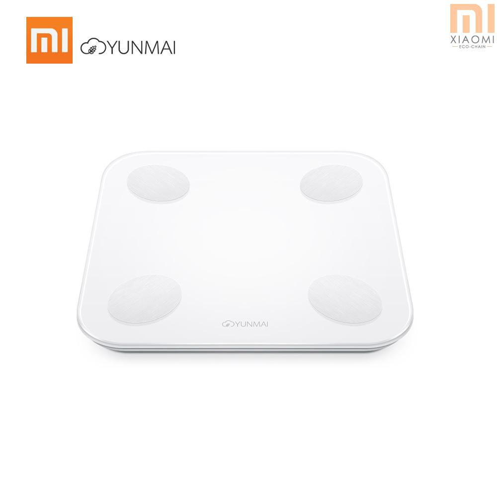 S☆S Xiaomi YUNMAI Mini 2 Smart Body Scale Balance Fat Weight Scales APP Control LED Digital Display Big Feet Pad Body Fa