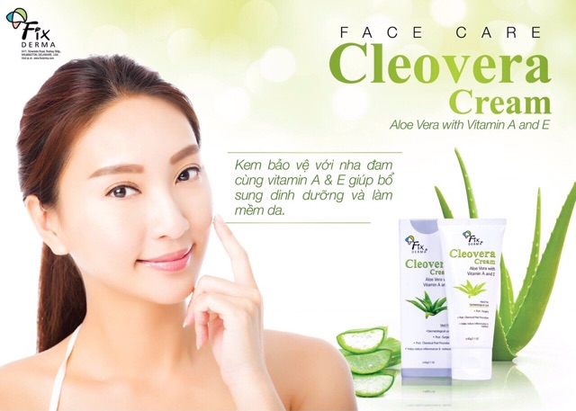 Kem dưỡng da Fixderma Cleovera Cream - 60 gram