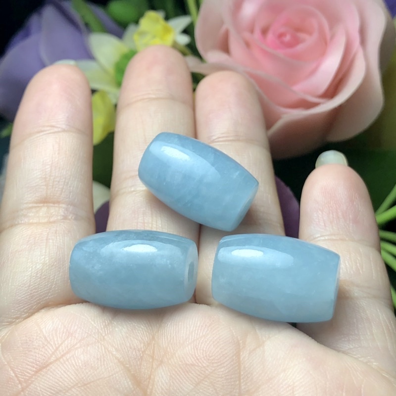 Lu thống aquamarine đeo cổ hoặc vòng tay