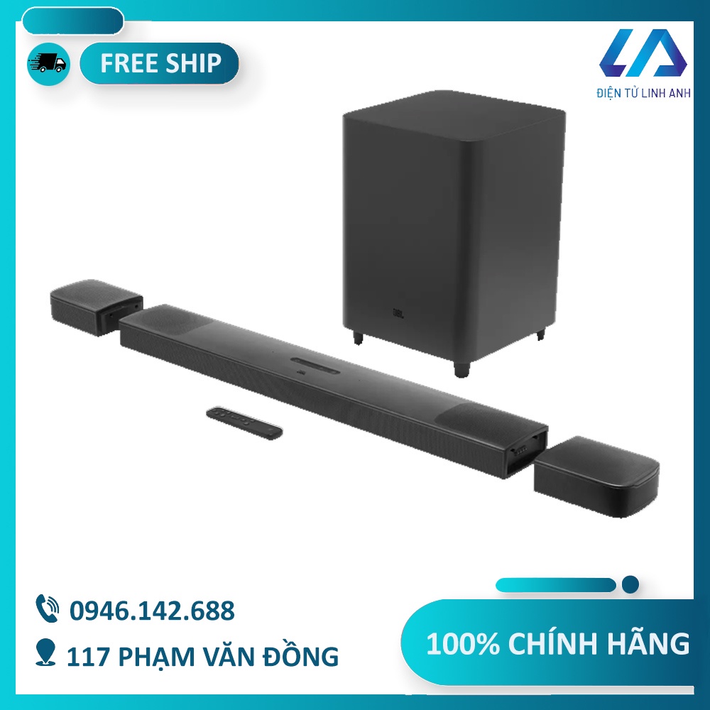 Loa Soundbar JBL Bar 9.1 True Wireless Surround - Hàng chính hãng bảo hành 12 tháng PGI