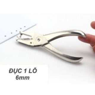 Kìm bấm lỗ giấy, đục lỗ vải dạ nỉ 6mm