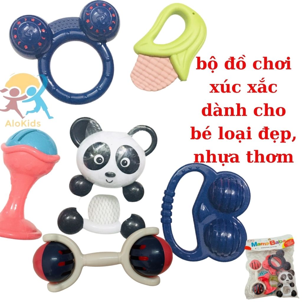 Bộ Đồ Chơi Xúc Xắc, Đồ Chơi Trẻ Em Giúp Bé Phát Triển Giác Quan, Alokidstb