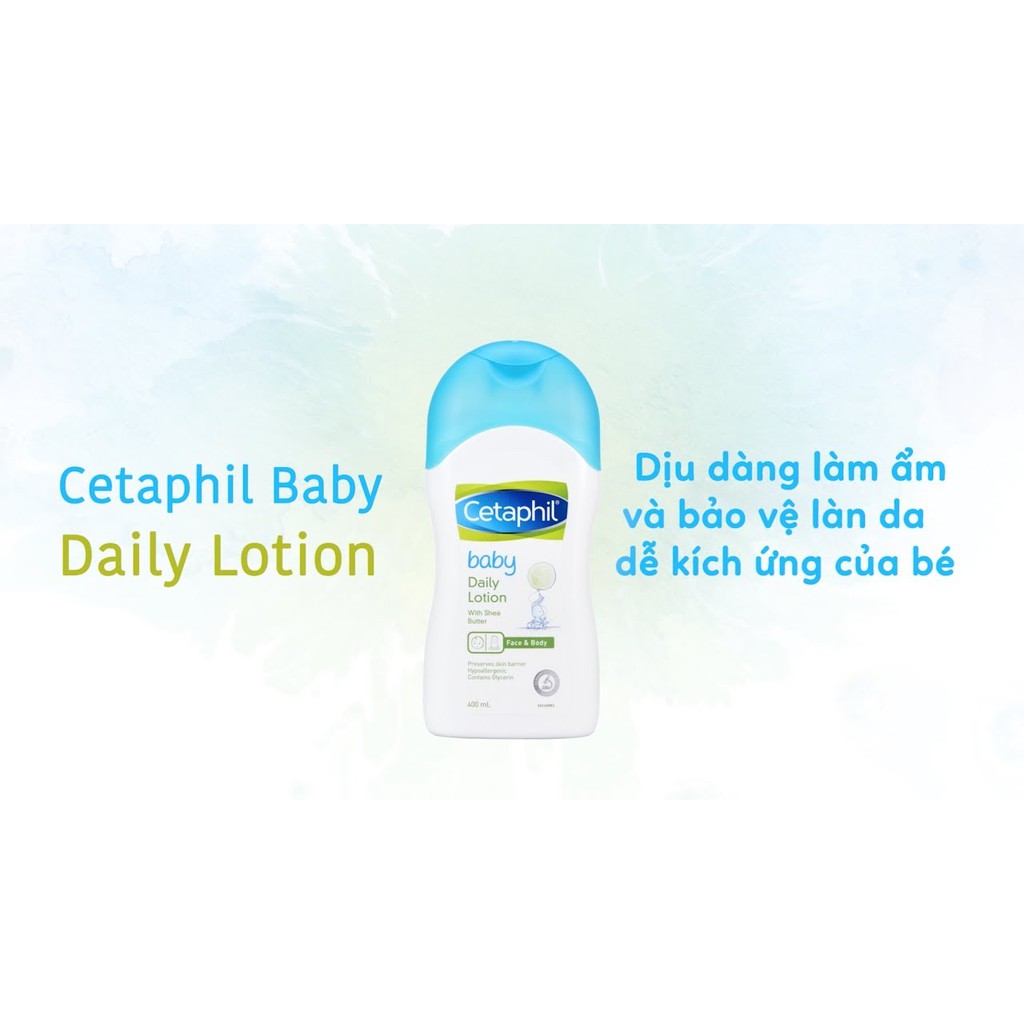 Sữa Dưỡng Ẩm Cetaphil Da Hàng Ngày Cho Bé Baby Daily Lotion 400ml