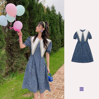 「Hàng sẵn - Original」Iris Fashion IDB109 Summer flowers dress Đầm nữ