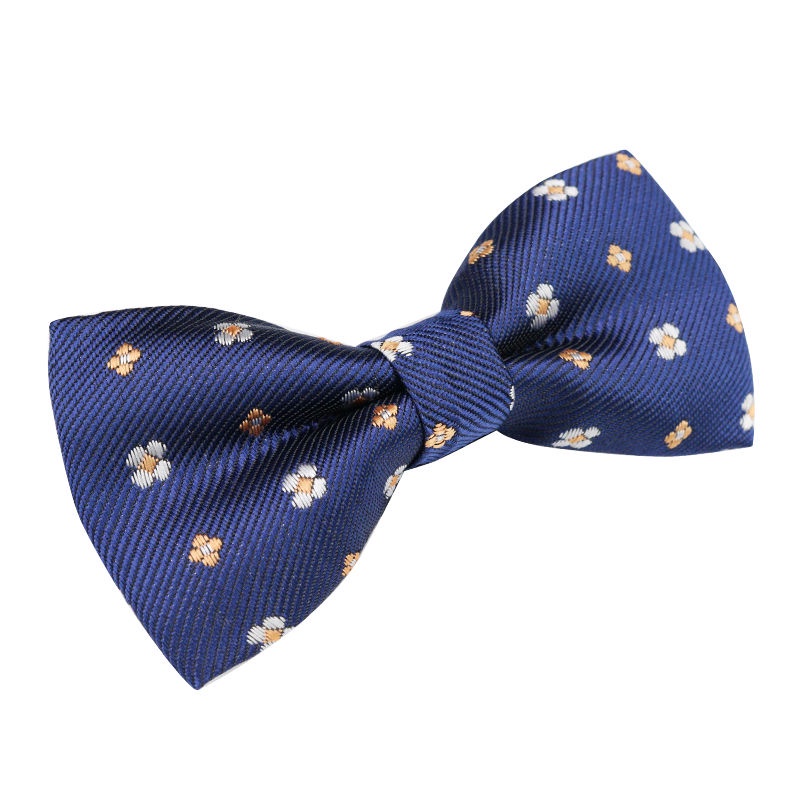 Nơ Đeo Cổ Màu Xanh Navy Phong Cách Hàn Quốc Dành Cho Bé Trai Tiểu Học