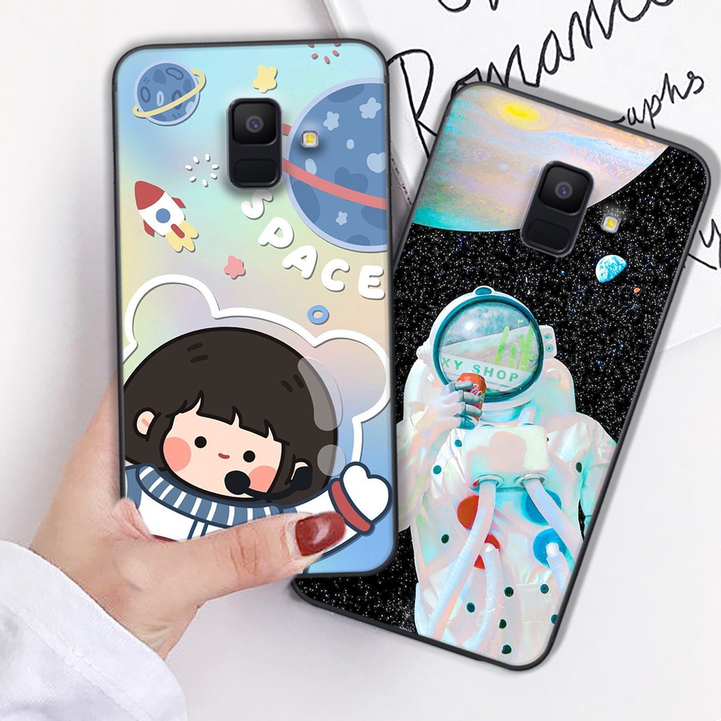 Ốp lưng Samsung A5 2018 - Samsung A6 - Samsung A6 Plus - Samsung A8 Plus - Samsung A8 nhiều mẫu in hình vũ trụ siêu đẹp