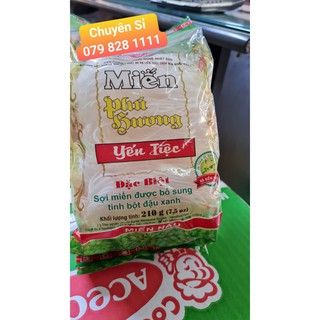 Bán buôn Miến đậu xanh Yến tiệc Phú Hương 210g