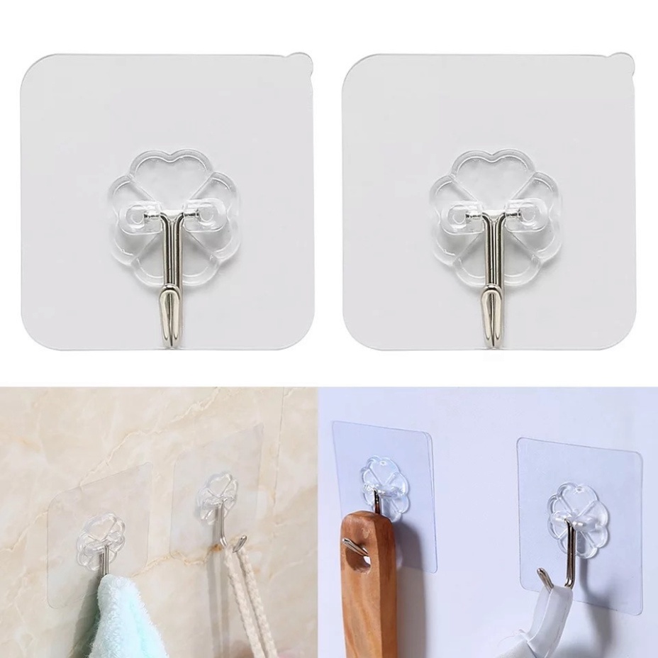 10 MÓC TRONG SUỐT DÁN TƯỜNG ĐA NĂNG CHỊU SIÊU TRỌNG LỰC tongkhodochoi.12