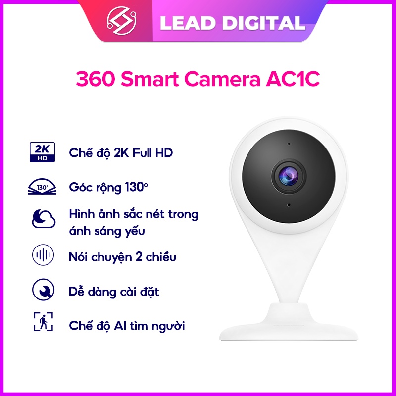 Smart camera 360 AC1C- Camera giám sát thông minh 360 AC1C