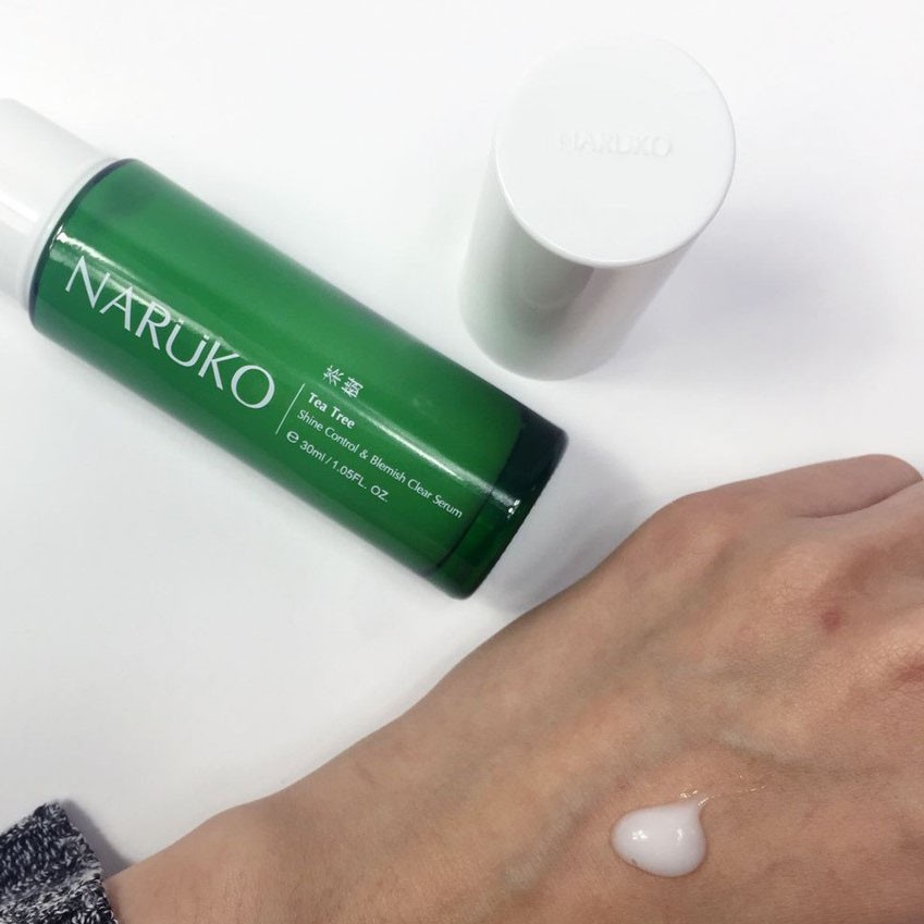 Serum, Tinh Chất Hỗ Trợ Giảm Mụn Trà Tràm Naruko 30ml
