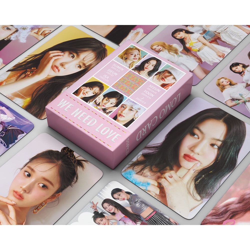 Stayc Album We Need Love Photocard YOUNG-LUV.COM Lomo Card