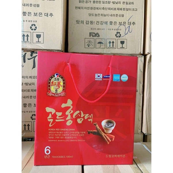 Nước Hồng Sâm Hàn Quốc Dream 6 năm tuổi - Hồng sâm chén