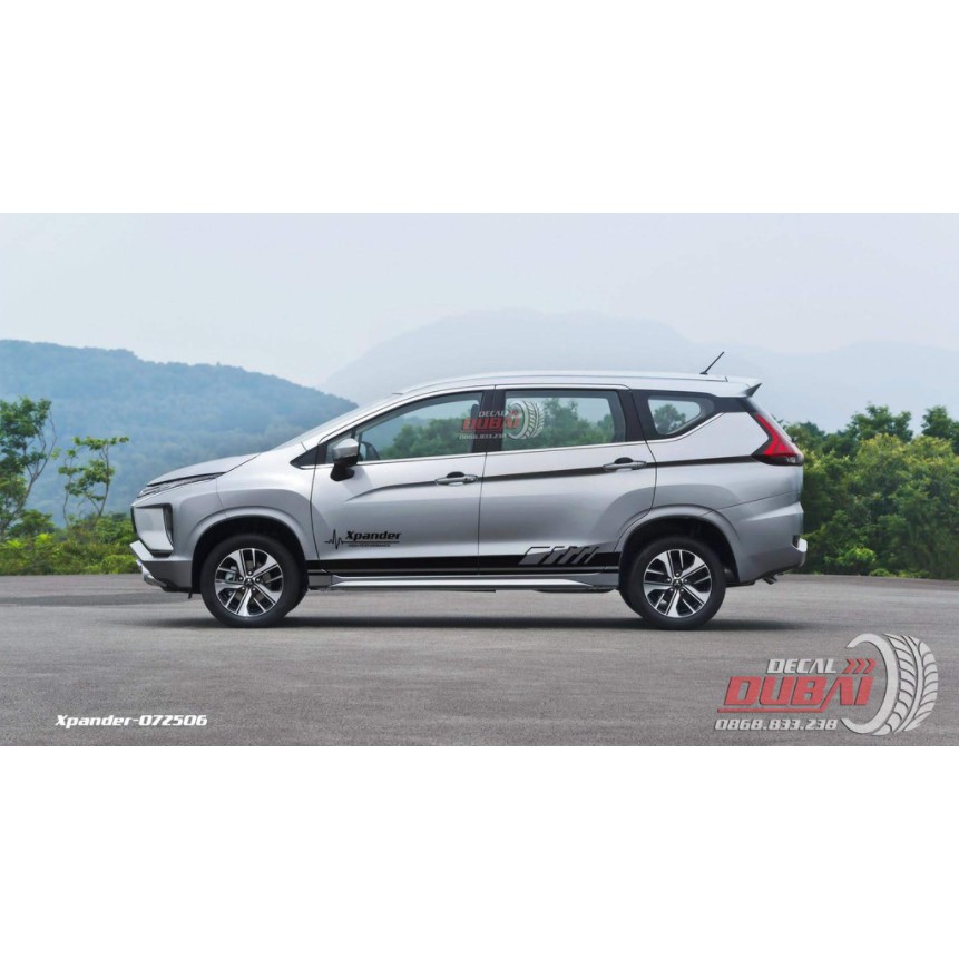 Tem Dán Sườn Xe Xpander Đơn Giản