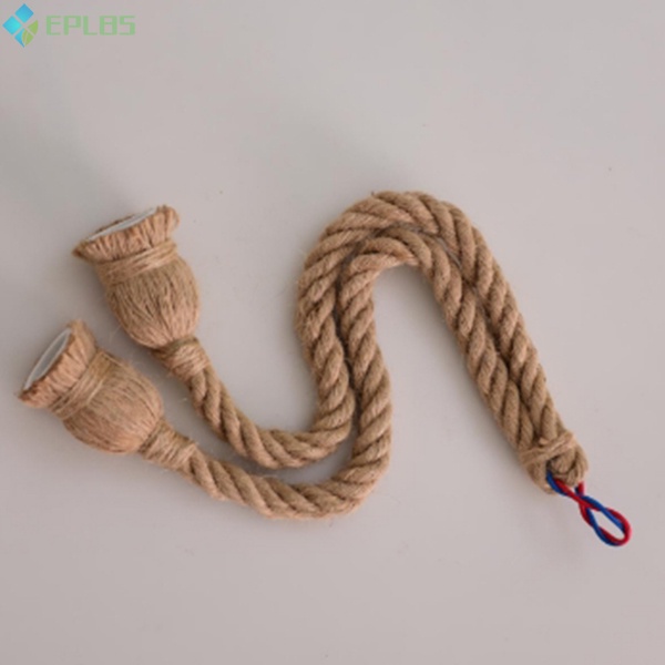 Dây Thừng Treo Đèn Trang Trí Nhà Hàng Quán Cà Phê Phong Cách Vintage