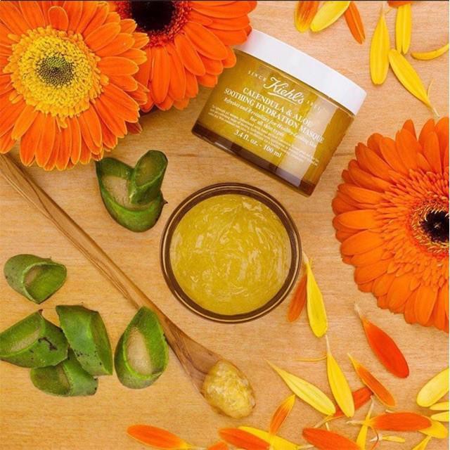 Kiehls Mặt Nạ Hoa Cúc Calendula &amp; Aloe Soothing Hydration Masque 14ml