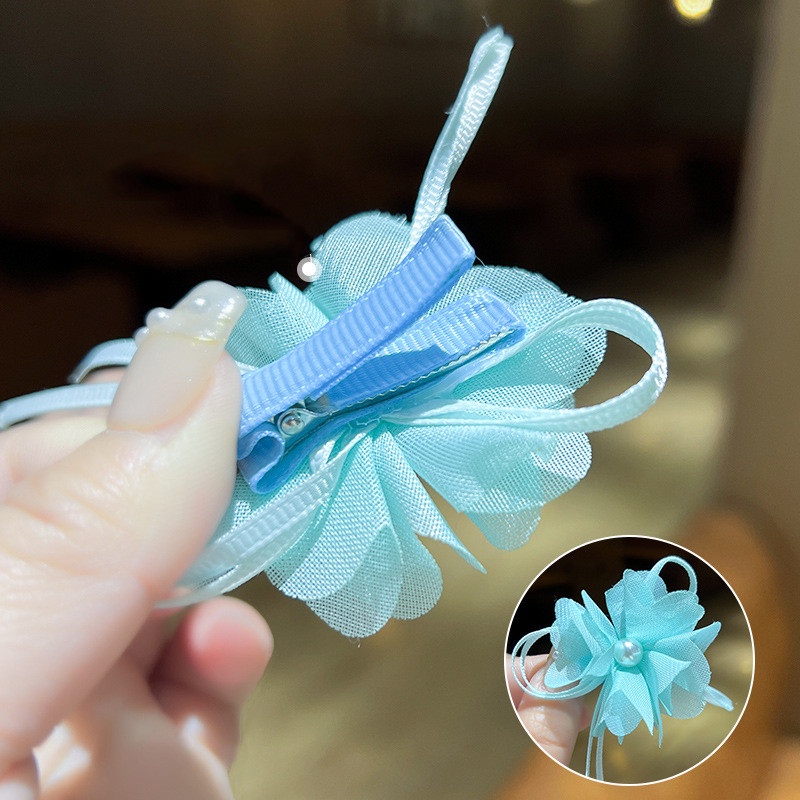 Set 10 KẹP TóC Nơ / Hoa Dễ Thương Cho Bé GáI