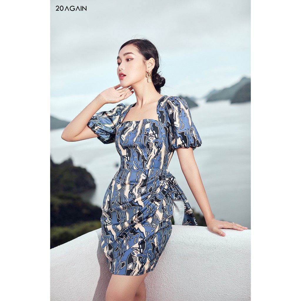 [Mã WABR0101 giảm 10% đơn 99K] Đầm ôm vạt chồng 20AGAIN thiết kế tôn dáng, vải lụa hàn cao cấp DOA1308 | BigBuy360 - bigbuy360.vn