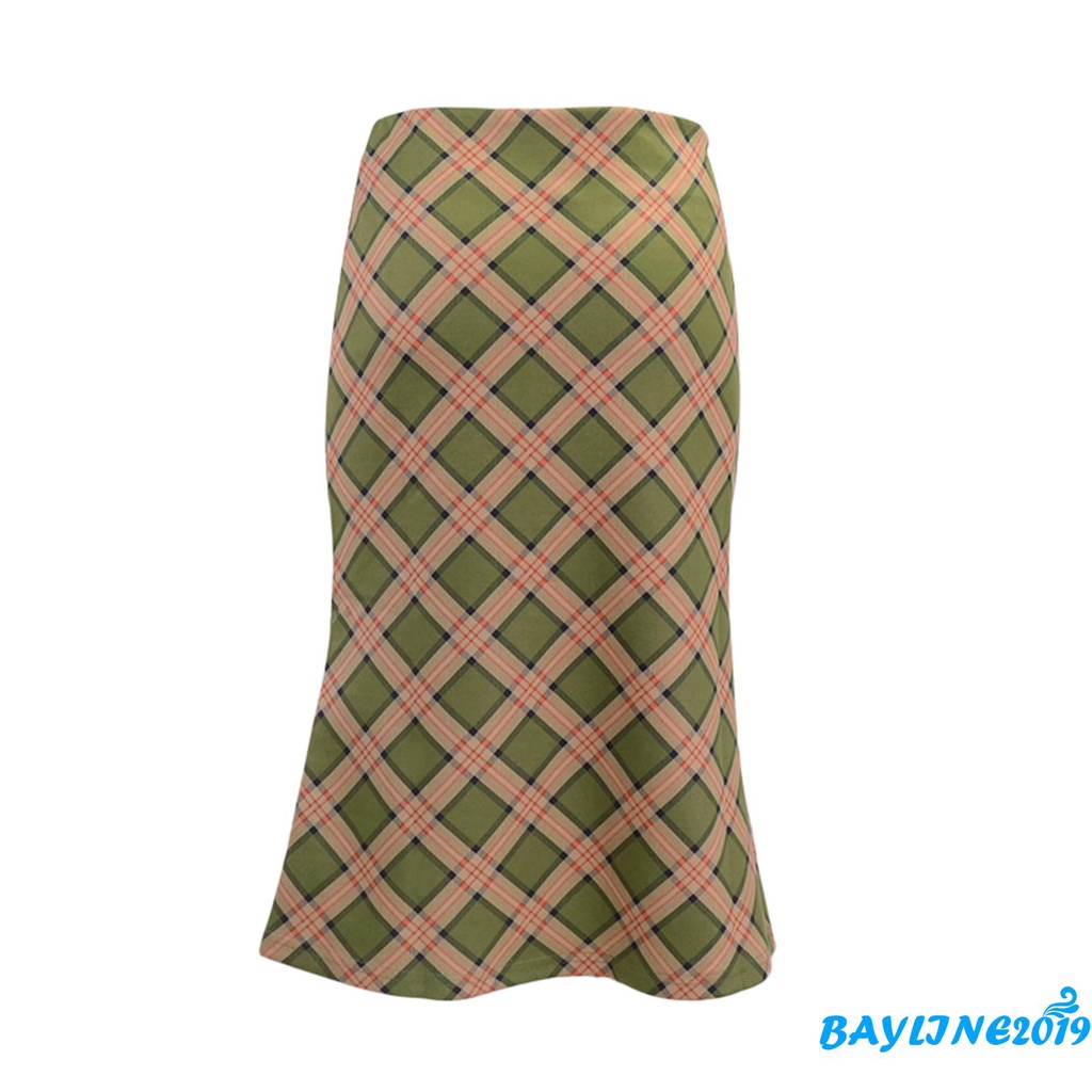 Chân váy dài họa tiết caro thời trang nữ tính size Xs/ S /M/ L/ XL