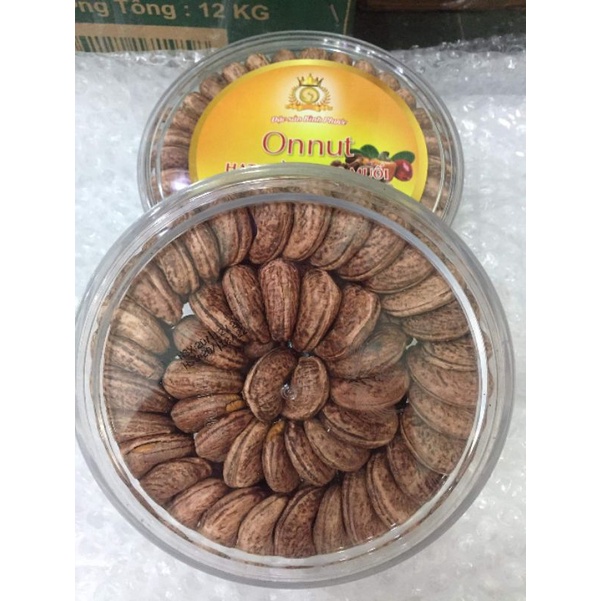 02 hộp (1kg)(500gr/hộp) hạt điều rang muối loại A+ Bình Phước - loại nguyên hạt/ vỡ