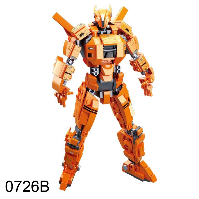 Đồ chơi lắp ghép lego siêu anh hùng Sluban 0726A 0726B 0726C 0726D Pacific Rim Jaeger Gipsy cho trẻ em