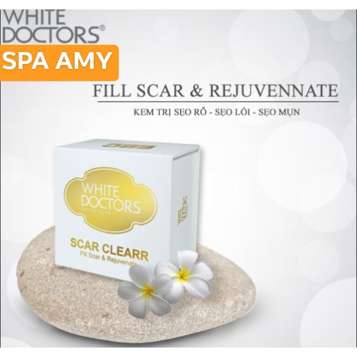 Kem làm giảm khỏi hết sẹo rỗ sẹo lõm sẹo mụn White Doctor SCAR CLEAR